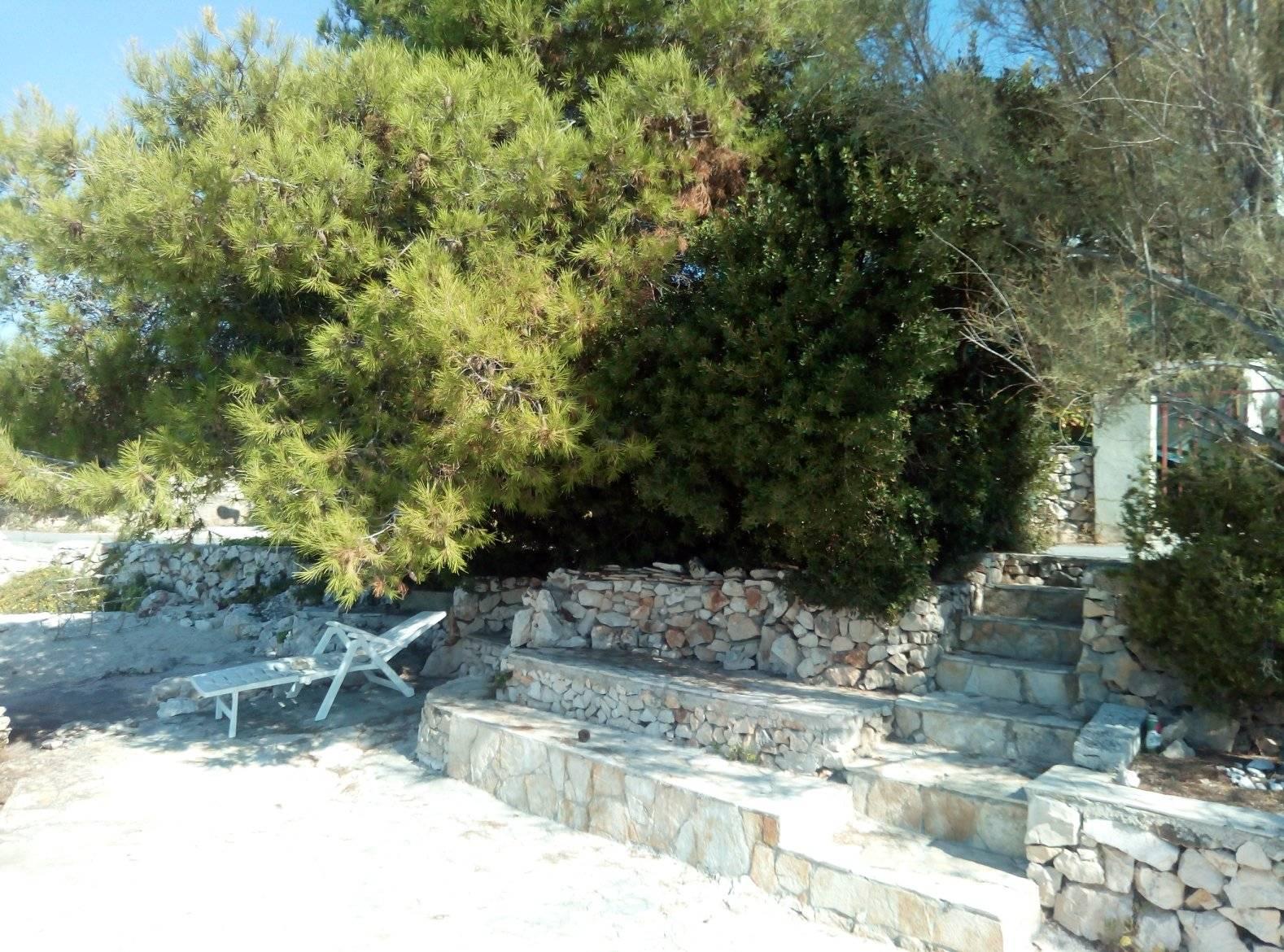 Stone terrace · Shade and silence